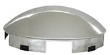 Front Hub Caps 5 Notch Dome Chrome Aluminum Wheel 1" Lip GG#10744 Pair