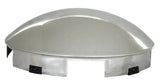 Front Hub Caps 5 Notch Dome Chrome Aluminum Wheel 1" Lip GG#10744 Pair
