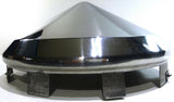 Front Hub Caps Universal Fit Cone Pointed 1" Lip for Aluminum Wheel GG10752 Pair