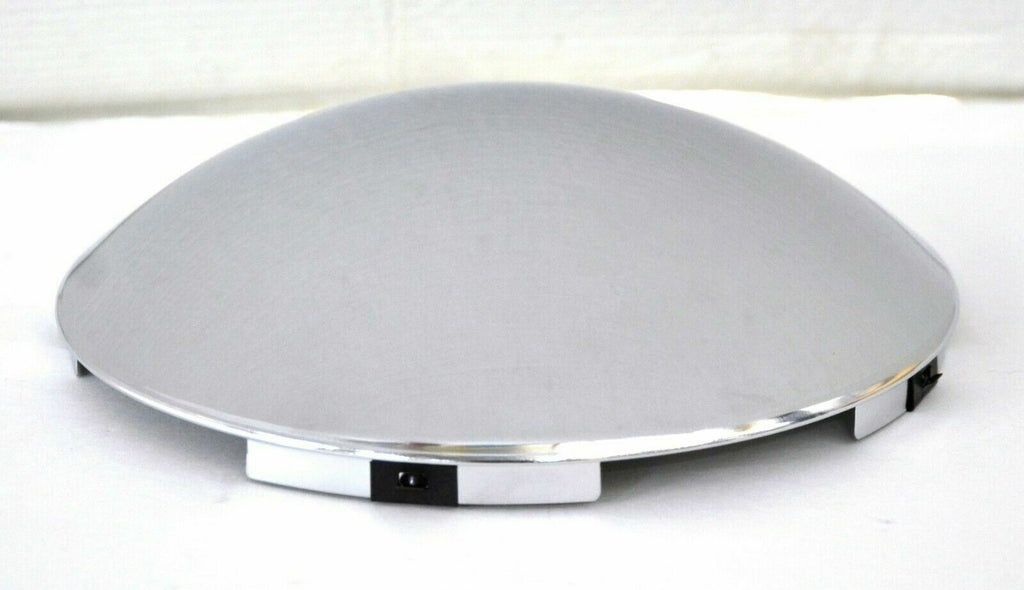 Front Hub Cap Universal Fit Steel Wheel Dome Chrome 7/16" Lip GG#10760 Set of 2
