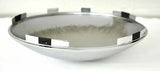 Front Hub Cap Universal Fit Steel Wheel Dome Chrome 7/16" Lip GG#10760 Set of 2
