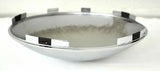 Front Hub Cap Universal Fit Steel Wheel Dome Chrome 7/16" Lip GG#10760 Set of 2