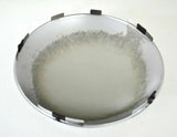 Front Hub Cap Universal Fit Steel Wheel Dome Chrome 7/16" Lip GG#10760 Set of 2