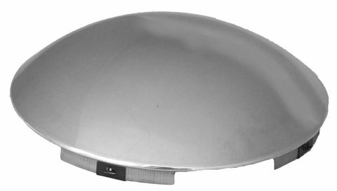 GG Front Hub Caps Universal Fit Dome Stainless-Steel Wheel 7/16" Lip #10762 Pair