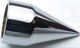 Chrome Spike Nut Covers 3/4" Hex Wrench Size 1-7/8" Tall Plastic UP10765 (10 Pac