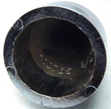 Chrome Spike Nut Covers 3/4" Hex Wrench Size 1-7/8" Tall Plastic UP10765 (10 Pac