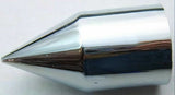 Nut Covers 1-1/8" Spike Chrome Plastic 2-13/16" Tall UP#10768 PKG of 10