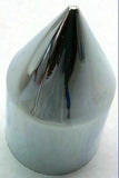 Nut Covers 1-1/8" Spike Chrome Plastic 2-13/16" Tall UP#10768 PKG of 10