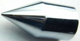 Nut Covers 1-1/8" Spike Chrome Plastic 2-13/16" Tall UP#10768 PKG of 10