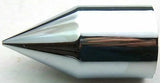 Nut Covers 1-1/8" Spike Chrome Plastic 2-13/16" Tall UP#10768 PKG of 10