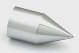 Lug Nut Covers 33mm Push-On Spike Chrome Plastic 3 1/8" Tall #10769 Set of 20