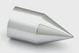 Lug Nut Covers 33mm Push-On Spike Chrome Plastic 3 1/8" Tall #10769 Set of 20