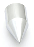 Lug Nut Covers 33mm Push-On Spike Chrome Plastic 3 1/8" Tall #10769 Set of 20