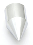 Lug Nut Covers 33mm Push-On Spike Chrome Plastic 3 1/8" Tall #10769 Set of 20