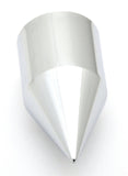 Lug Nut Covers 33mm Push-On Spike Chrome Plastic 3 1/8" Tall #10769 Set of 20