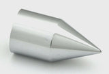 Lug Nut Covers 33 mm Push-On Spike Chrome Plastic 3 1/8 Tall #10769 Set of 40