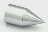 Lug Nut Covers 33 mm Push-On Spike Chrome Plastic 3 1/8 Tall #10769 Set of 40