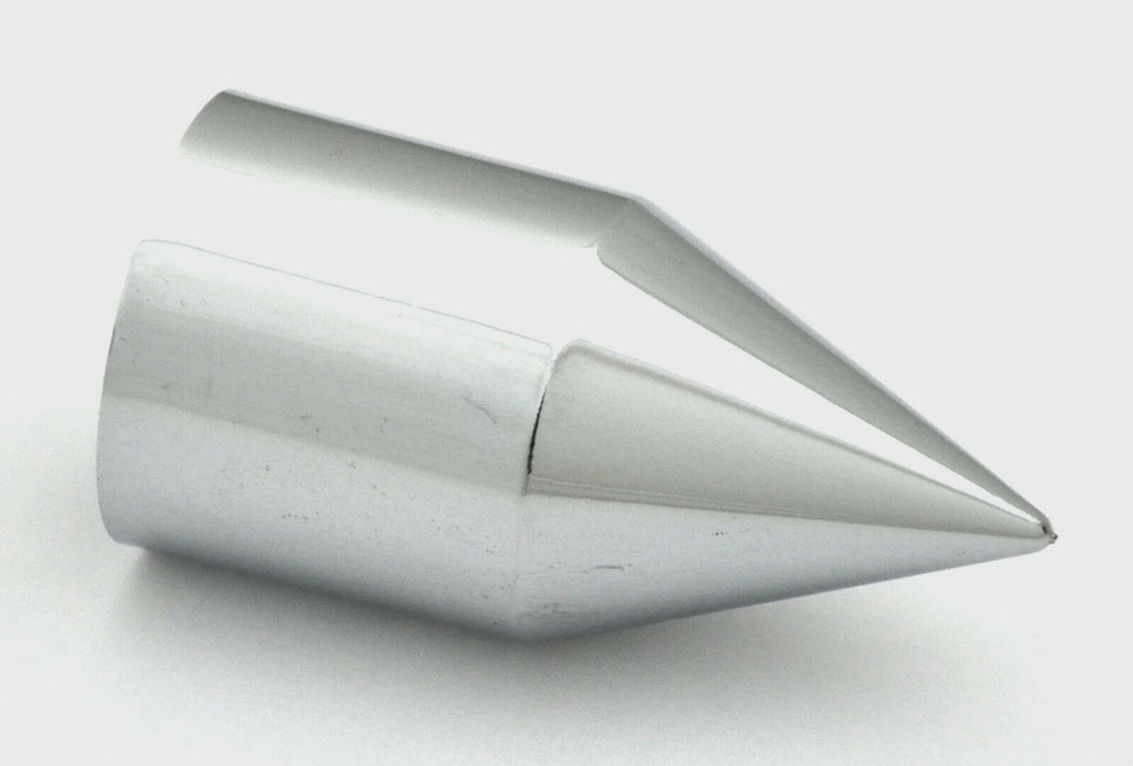 Lug Nut Covers 33 mm Push-On Spike Chrome Plastic 3 1/8 Tall #10769 Set of 60