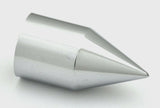 Lug Nut Covers 33 mm Push-On Spike Chrome Plastic 3 1/8 Tall #10769 Set of 60
