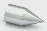 Lug Nut Covers 33 mm Push-On Spike Chrome Plastic 3 1/8 Tall #10769 Set of 60
