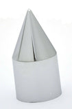 Lug Nut Covers 33 mm Push-On Spike Chrome Plastic 3 1/8 Tall #10769 Set of 60