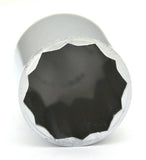 Lug Nut Covers 33 mm Push-On Spike Chrome Plastic 3 1/8 Tall #10769 Set of 60