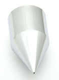 Lug Nut Covers 33 mm Push-On Spike Chrome Plastic 3 1/8 Tall #10769 Set of 60