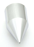 Lug Nut Covers 33 mm Push-On Spike Chrome Plastic 3 1/8 Tall #10769 Set of 60