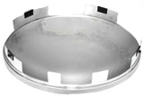 Front Hub Cap Universal Fitment for Aluminum Wheel Chrome 1" Lip GG#10770 Pair