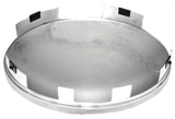 Front Hub Cap Universal Fitment for Aluminum Wheel Chrome 1" Lip GG#10770 Pair