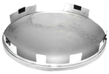 Front Hub Cap Universal Fitment for Aluminum Wheel Chrome 1" Lip GG#10770 Pair