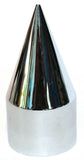 Lug Nut Covers 1 1/2" Push-On Spike Chrome Plastic 4 1/4" UP#10770 Set of 20