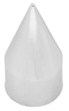 Lug Nut Covers 1 1/2" Push-On Spike Chrome Plastic 4 1/4" UP#10770 Set of 20