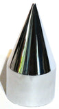 Lug Nut Covers 1 1/2" Push-On Spike Chrome Plastic 4 1/4" UP#10770 Set of 20