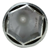 Lug Nut Covers 1 1/2" Push-On Spike Chrome Plastic 4 1/4" UP#10770 Set of 20