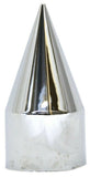 Lug Nut Covers 1 1/2" Push-On Spike Chrome Plastic 4 1/4" UP#10770 Set of 20