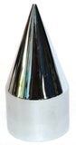 Lug Nut Covers 1 1/2" Push-On Spike Chrome Plastic 4 1/4" UP#10770 Set of 40
