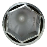 Lug Nut Covers 1 1/2" Push-On Spike Chrome Plastic 4 1/4" UP#10770 Set of 40
