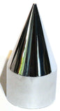 Lug Nut Covers 1 1/2" Push-On Spike Chrome Plastic 4 1/4" UP#10770 Set of 40
