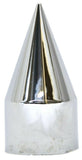 Lug Nut Covers 1 1/2" Push-On Spike Chrome Plastic 4 1/4" UP#10770 Set of 40