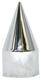 Lug Nut Covers 1 1/2" Push-On Spike Chrome Plastic 4 1/4" UP#10770 Set of 40