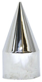 Lug Nut Covers 1 1/2" Push-On Spike Chrome Plastic 4 1/4" UP#10770 Set of 5