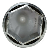 Lug Nut Covers 1 1/2" Push-On Spike Chrome Plastic 4 1/4" UP#10770 Set of 5