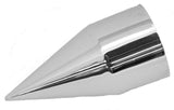 Lug Nut Covers 1 1/2" Push-On Spike Chrome Plastic 4 1/4" UP#10770 Set of 5