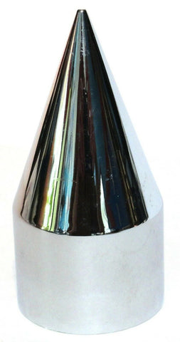 Lug Nut Covers 1 1/2" Push-On Spike Chrome Plastic 4 1/4" UP#10770 Set of 60