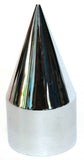 Lug Nut Covers 1 1/2" Push-On Spike Chrome Plastic 4 1/4" UP#10770 Set of 60