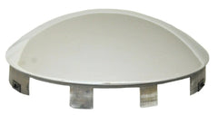 GG Front Hub Caps Universal Fit Dome Stainless Aluminum Wheel 1" Lip #10773 Each