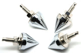 Spike License Plate Bolts Universal Fit Zinc Die Cast 1/8” OD UP#10878-Pack of 4