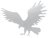Cutout Eagle Beak Facing Left Chrome Welded Stud 7 1/2" by 9 1/2" UP#10920