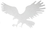 Cut Out Eagle Beak Facing Left Chrome Welded Stud 7 1/2" by 9 1/2" UP#10920